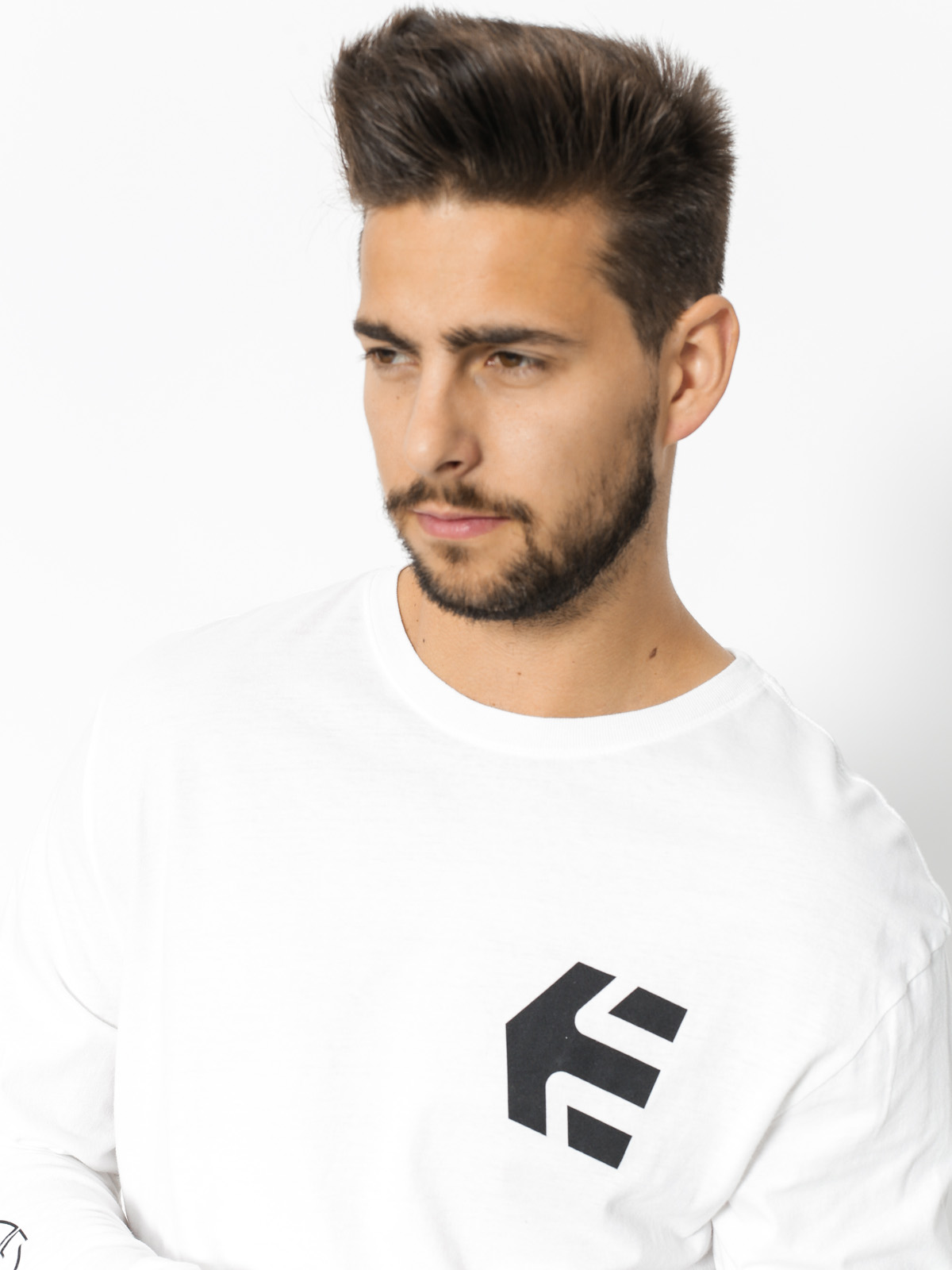 Longsleeve Etnies Stencil (white)