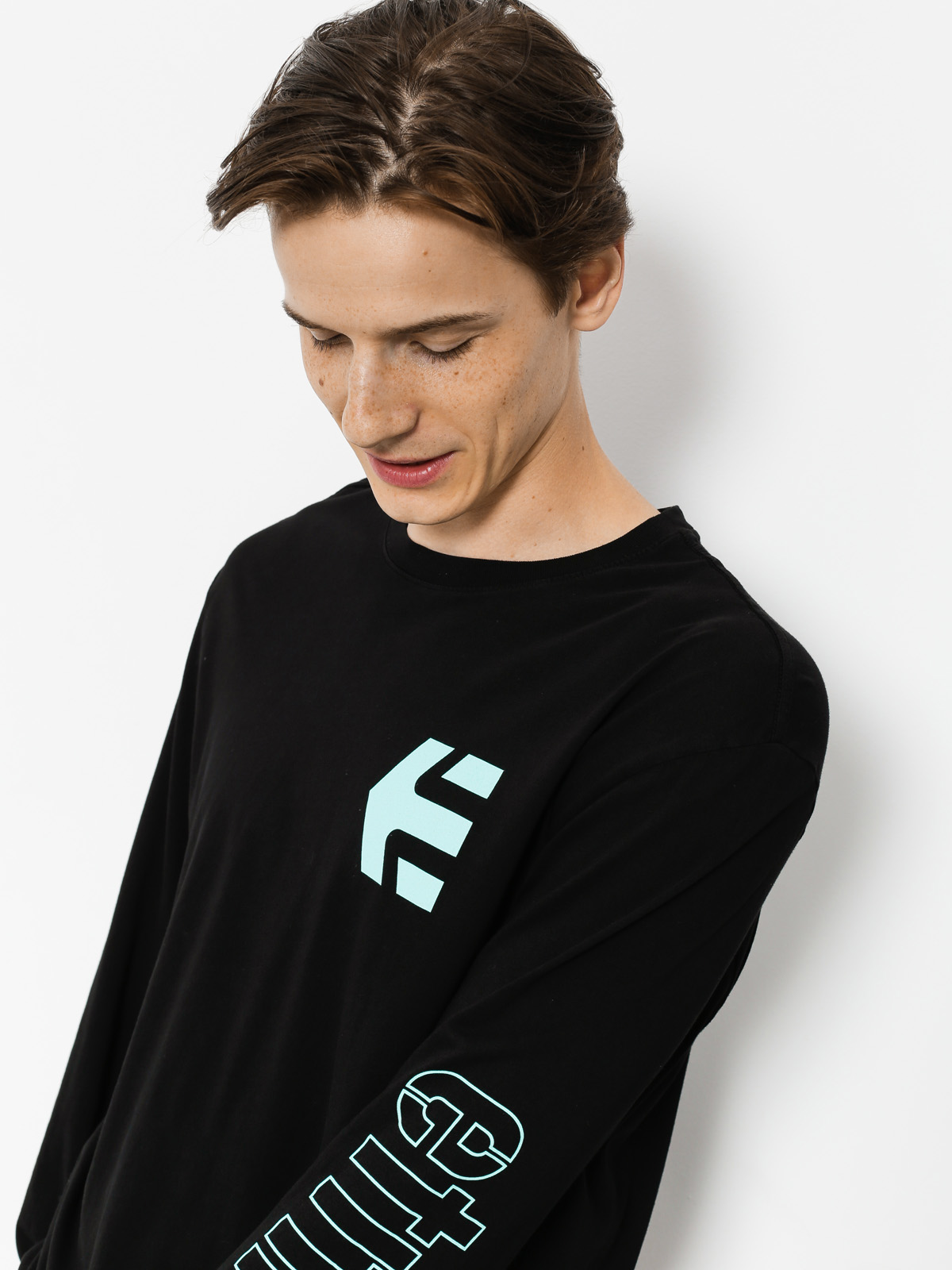 Longsleeve Etnies Stencil (black)