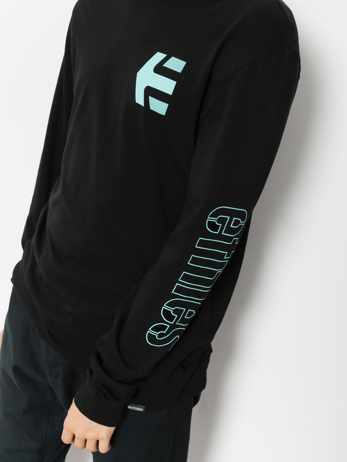 Longsleeve Etnies Stencil (black)