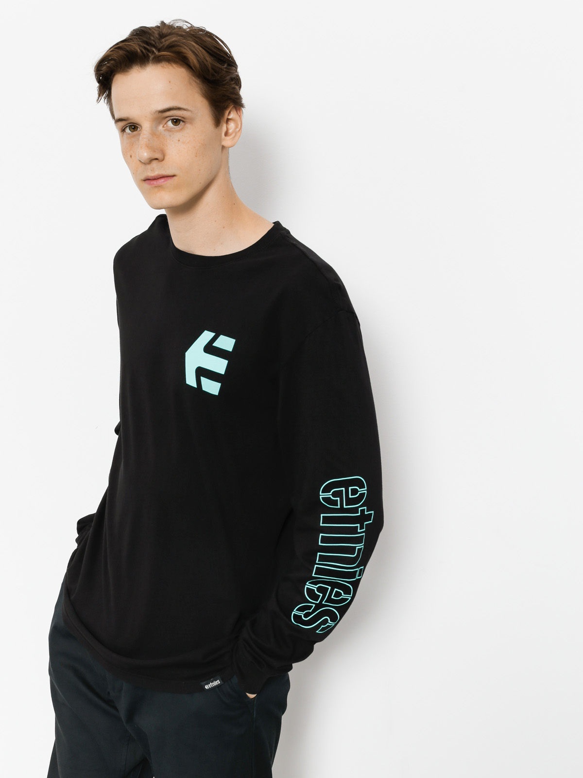 Longsleeve Etnies Stencil (black)