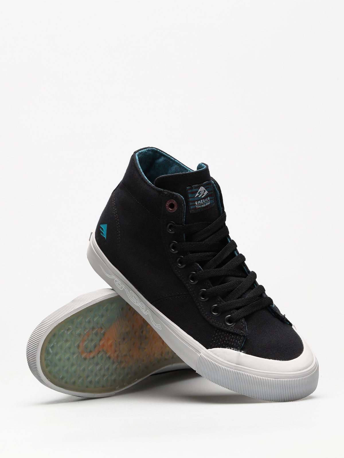 Buty Emerica Indicator High X Toy Machine (black/grey)
