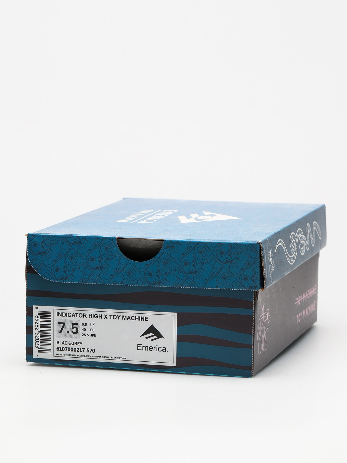 Buty Emerica Indicator High X Toy Machine (black/grey)