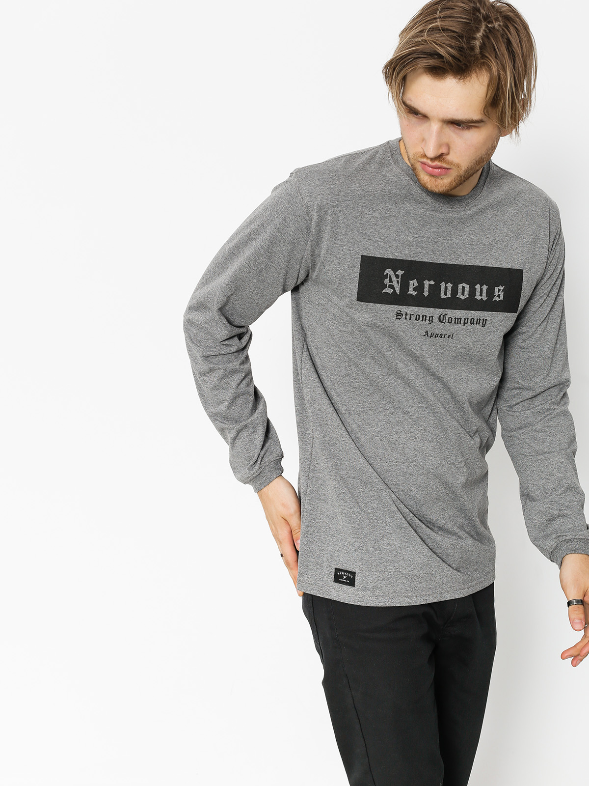 Longsleeve Nervous Ghotic Box (grey)