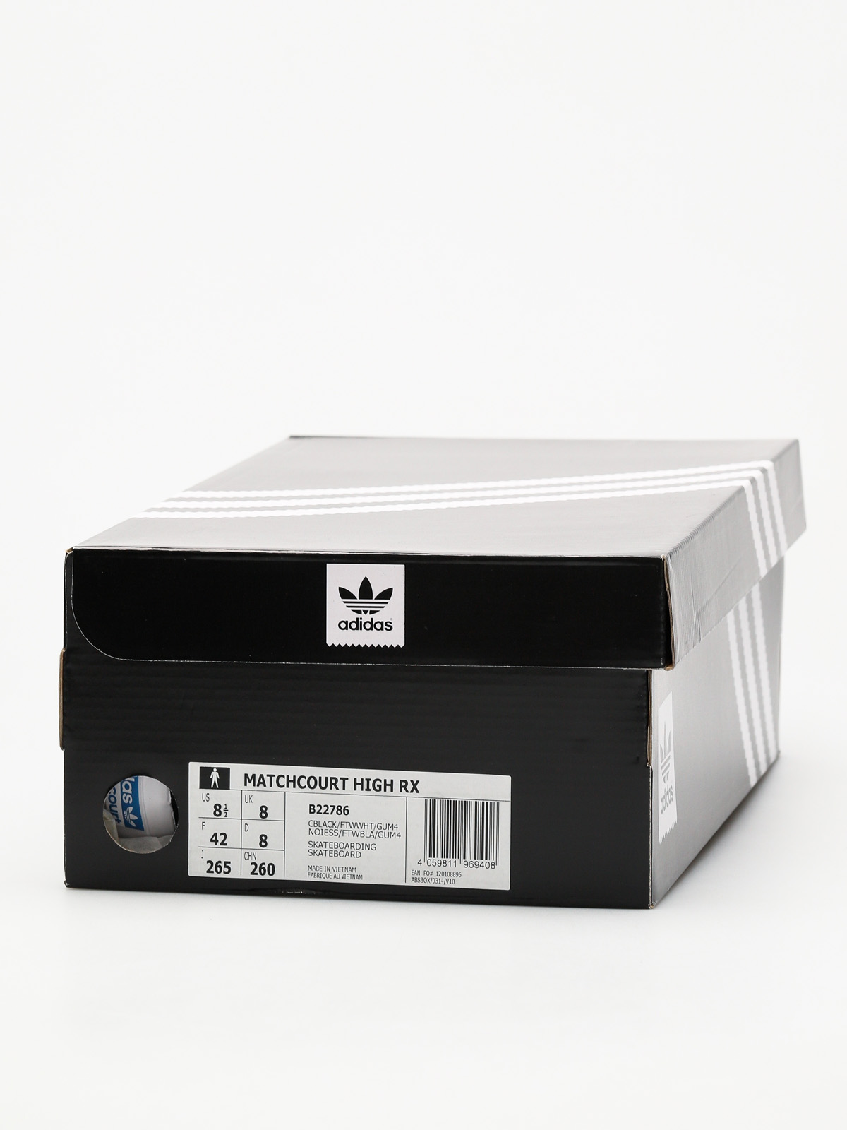 Buty adidas Matchcourt High Rx (core black/ftwr white/gum4)