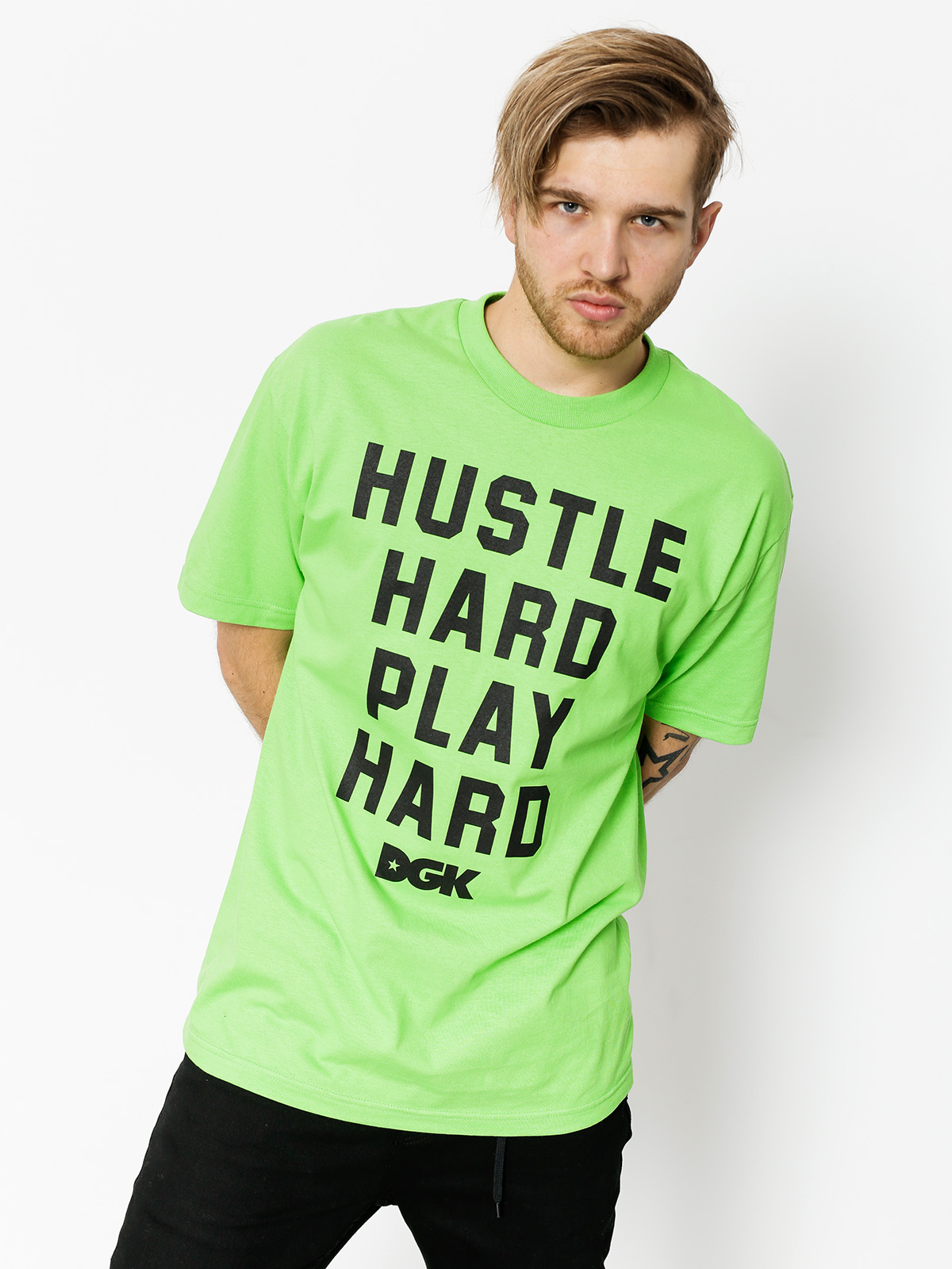 T-shirt DGK Loud (lime)