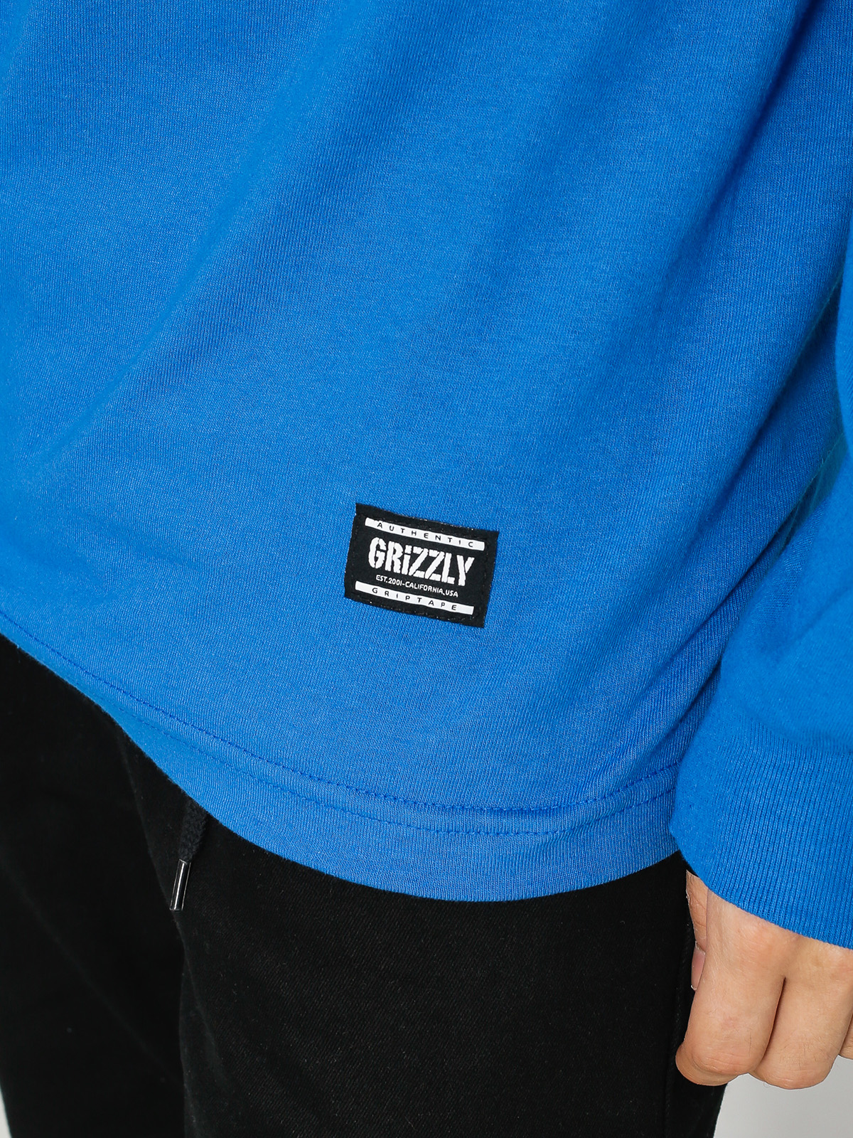 Longsleeve Grizzly Griptape Western Division (royal blue)