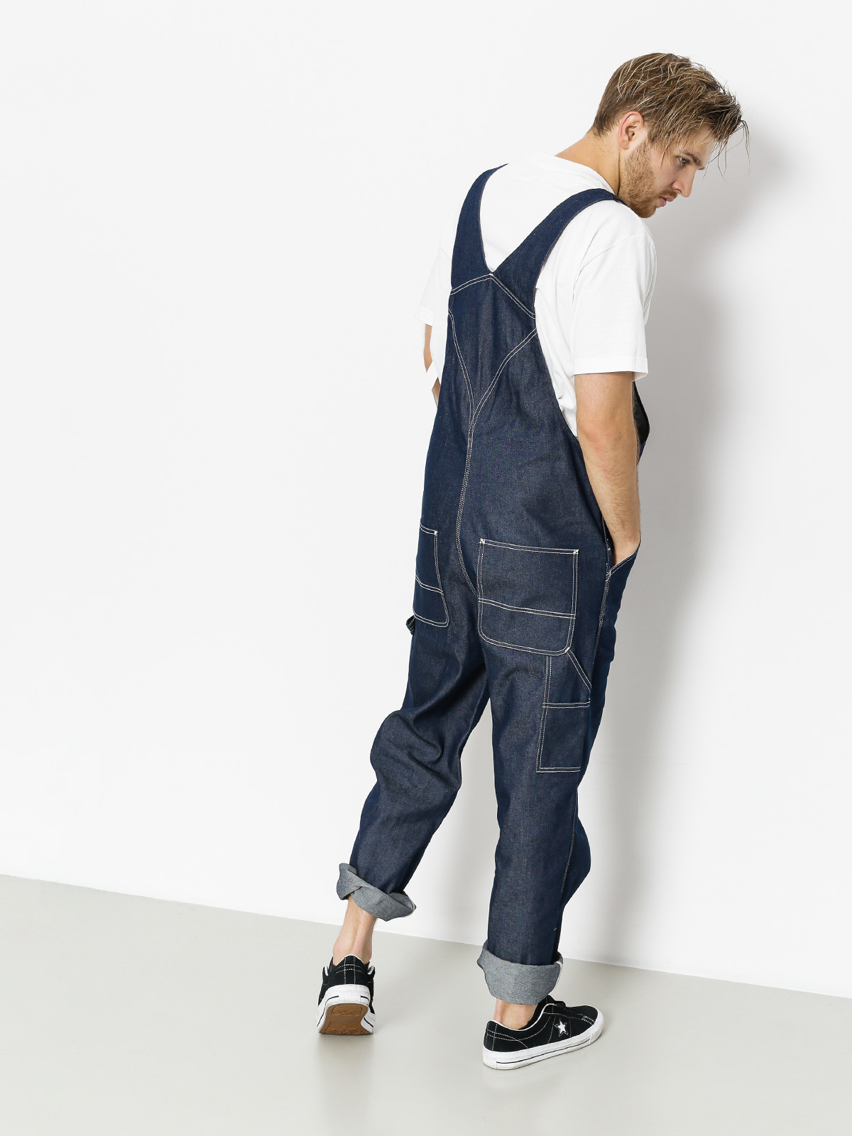 Ogrodniczki Carhartt WIP Bib Overall (blue rigid)