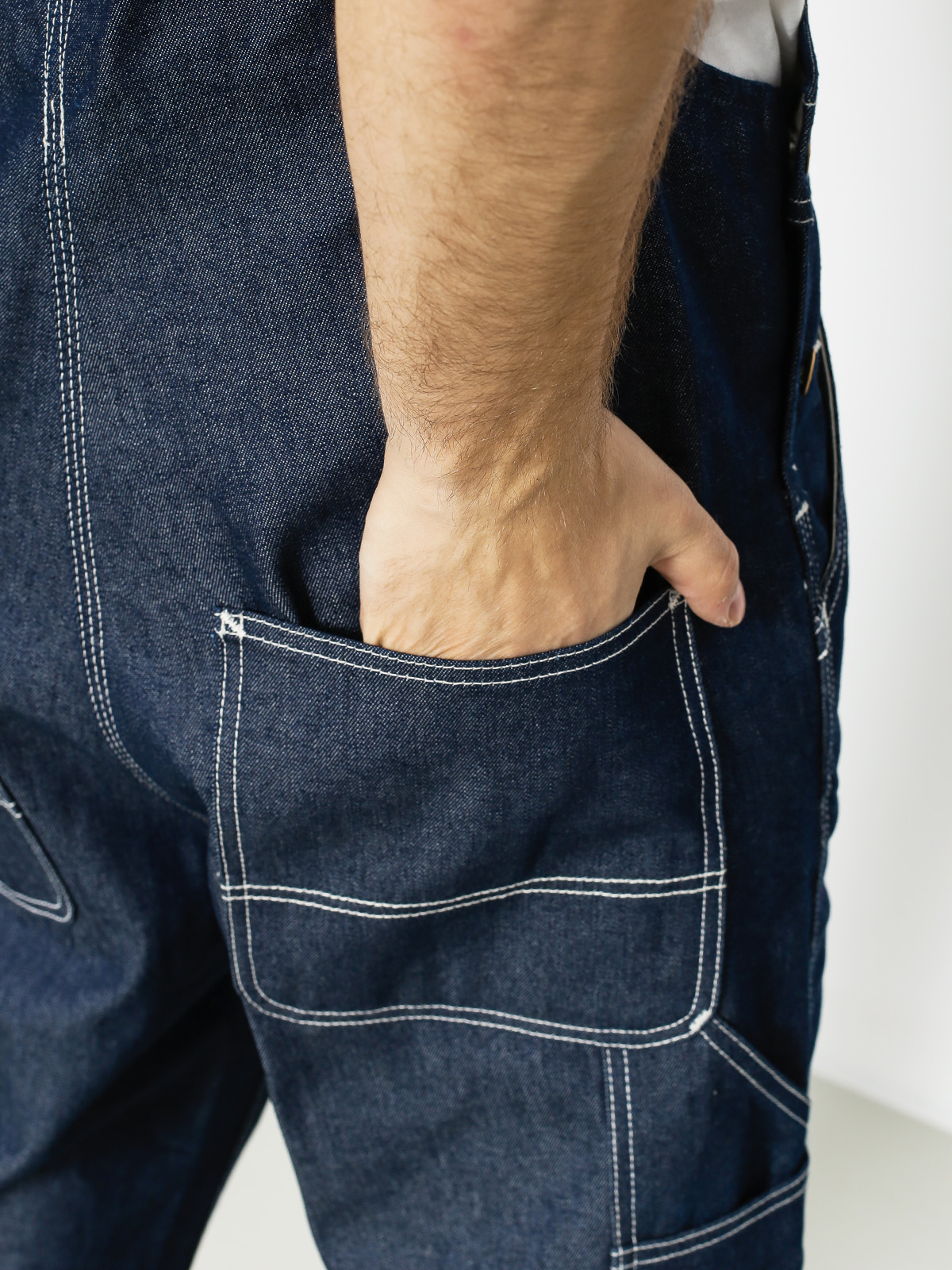 Ogrodniczki Carhartt WIP Bib Overall (blue rigid)