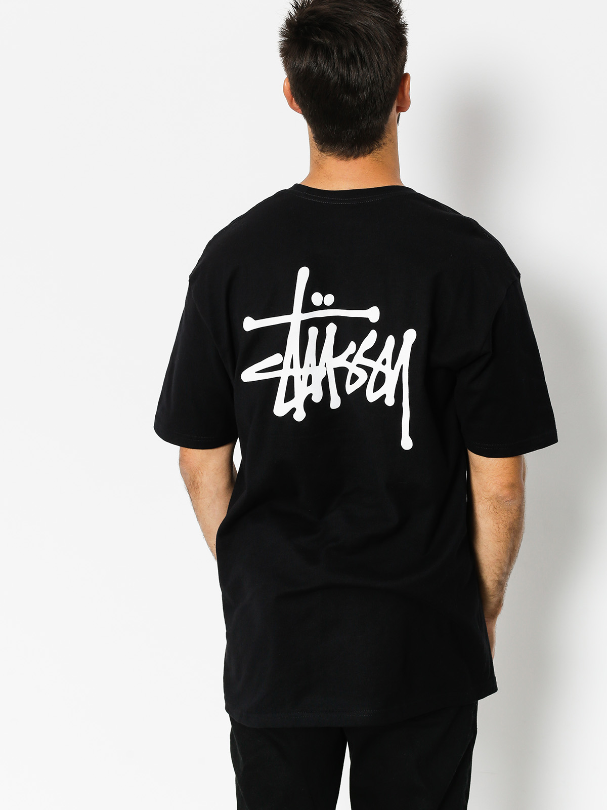 T-shirt Stussy Basic Stussy (black)
