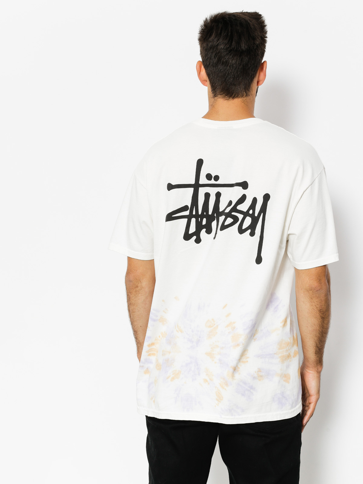 T-shirt Stussy Basic Stussy Td (natural/orange)