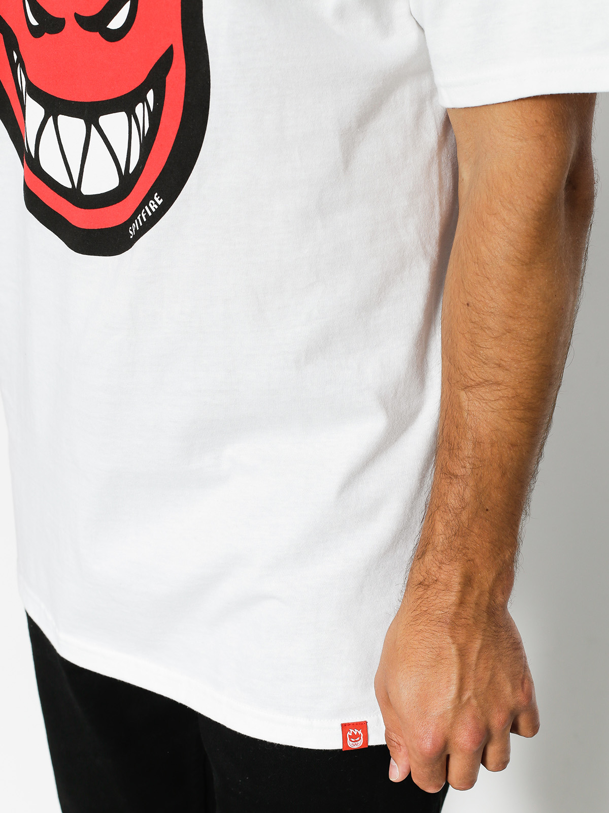T-shirt Spitfire Big Head Fill (white/red)