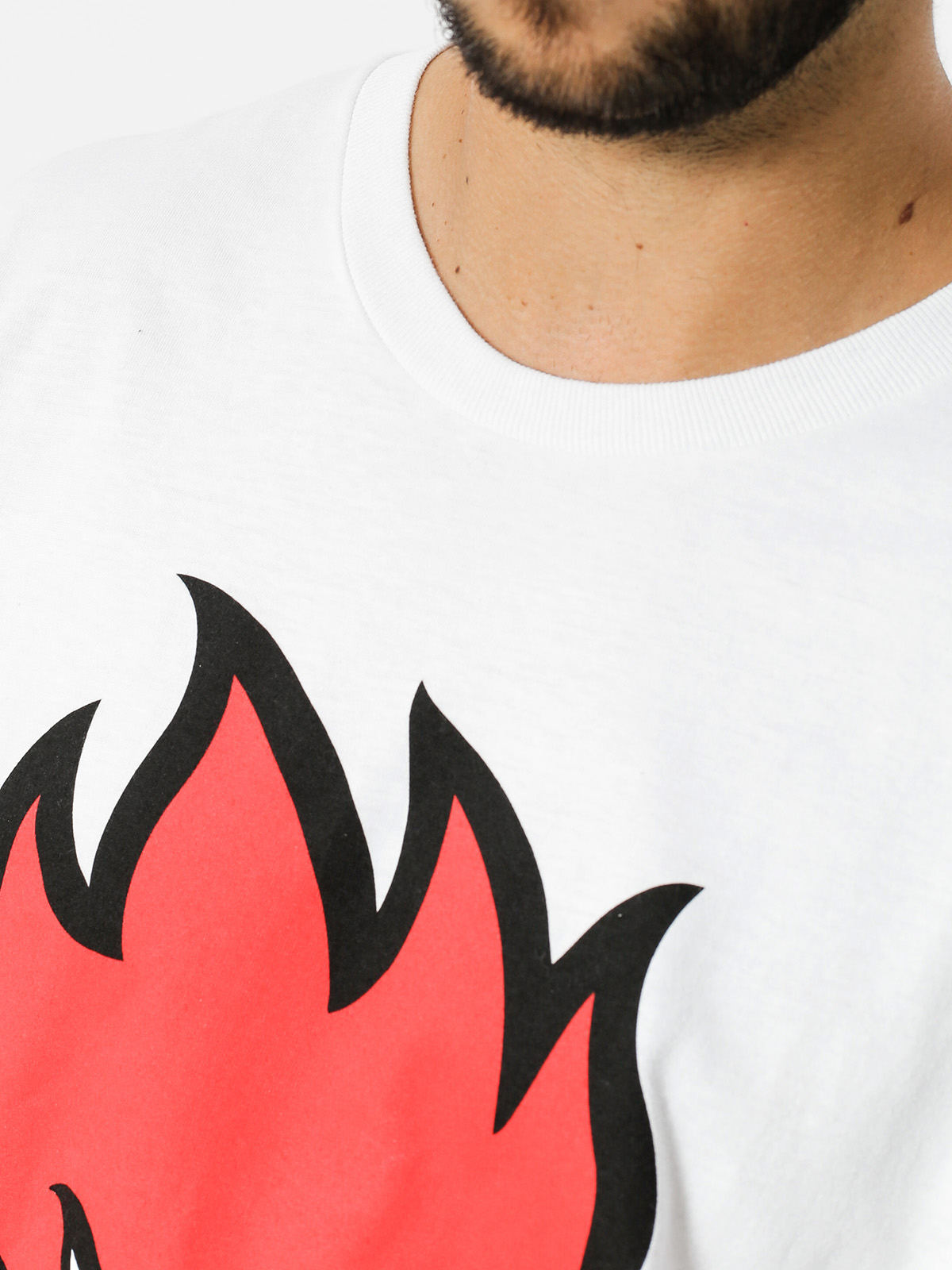 T-shirt Spitfire Big Head Fill (white/red)
