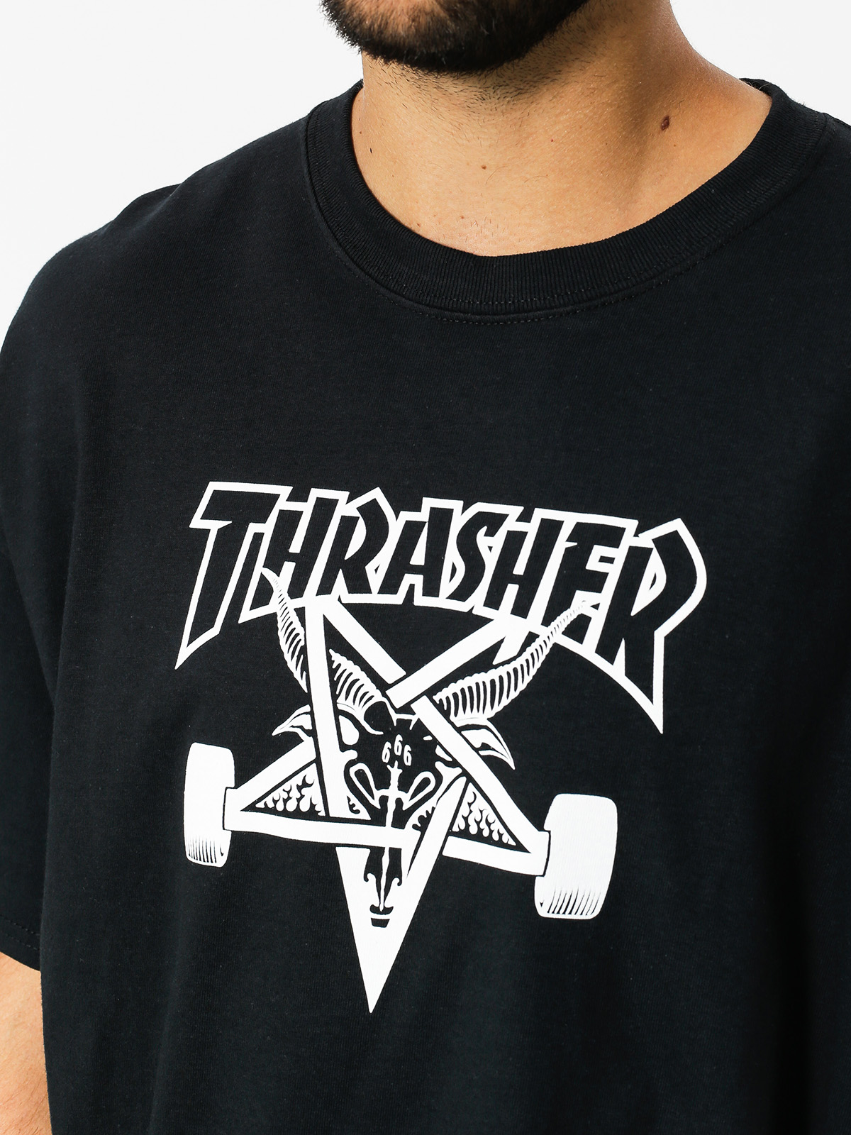 T-shirt Thrasher Skate Goat (black)