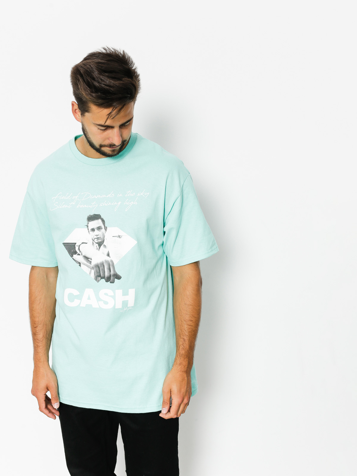 T-shirt Diamond Supply Co. Diamonds In The Sky (diamond blue)
