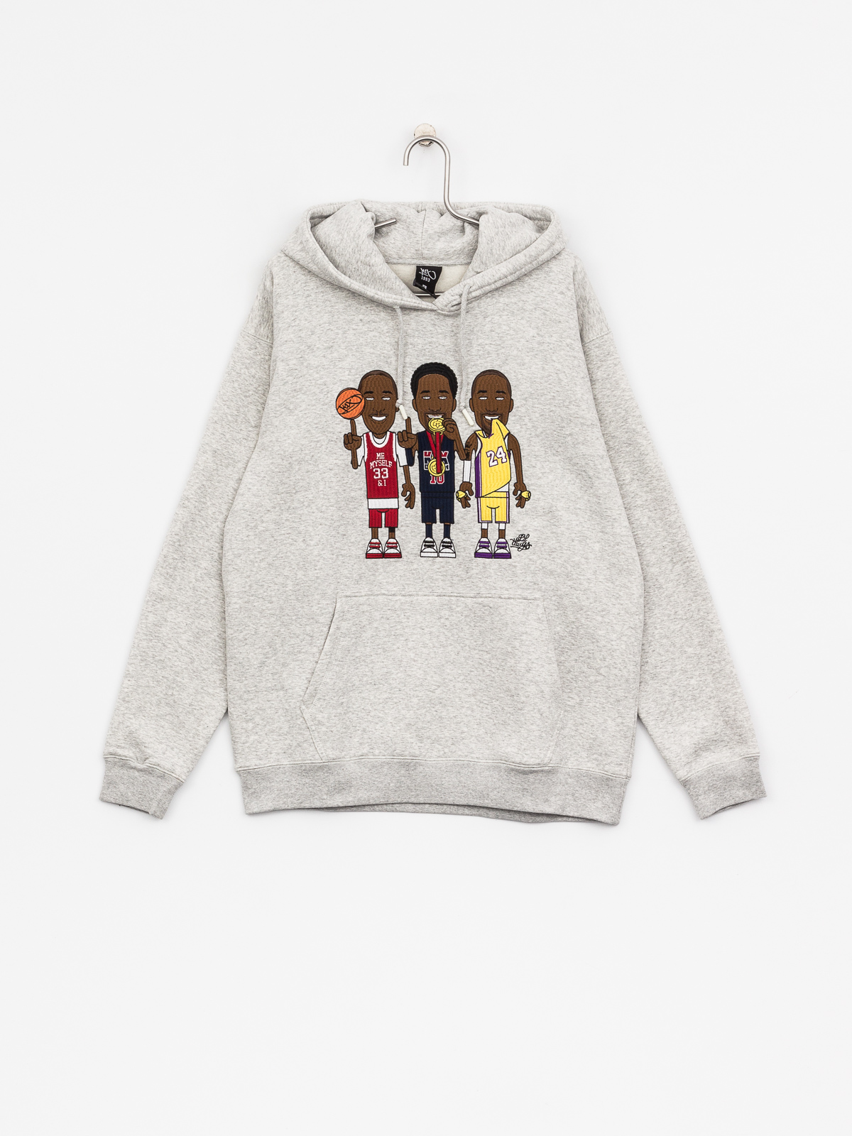 Bluza z kapturem K1x Lt Me Myself & I HD (light grey heather)