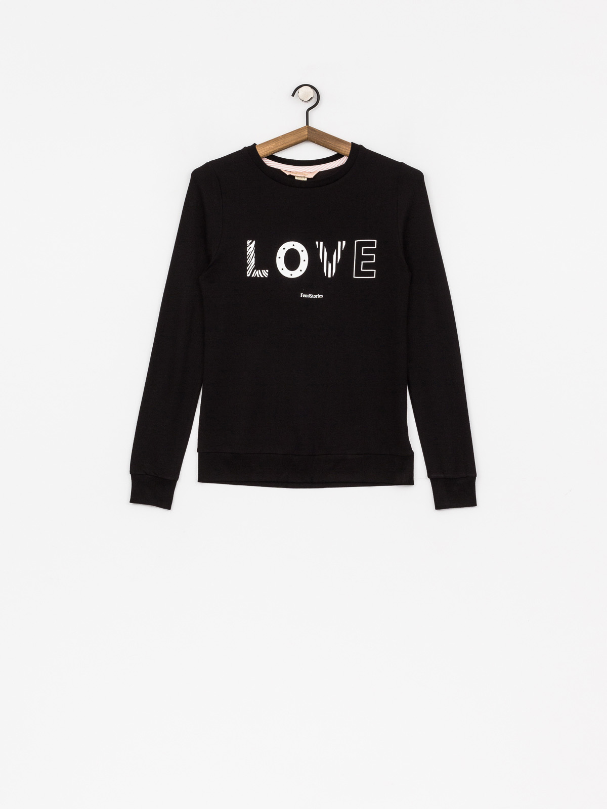 Bluza Femi Stories Love Wmn (blk)