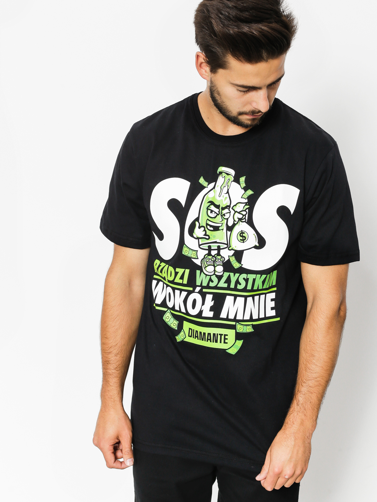 T-shirt Diamante Wear Sos (black)