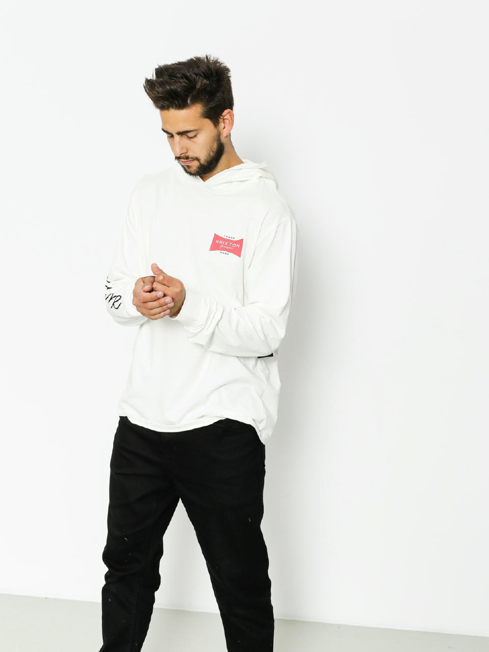 Longsleeve Brixton Ramsey Sv HD (offwh)