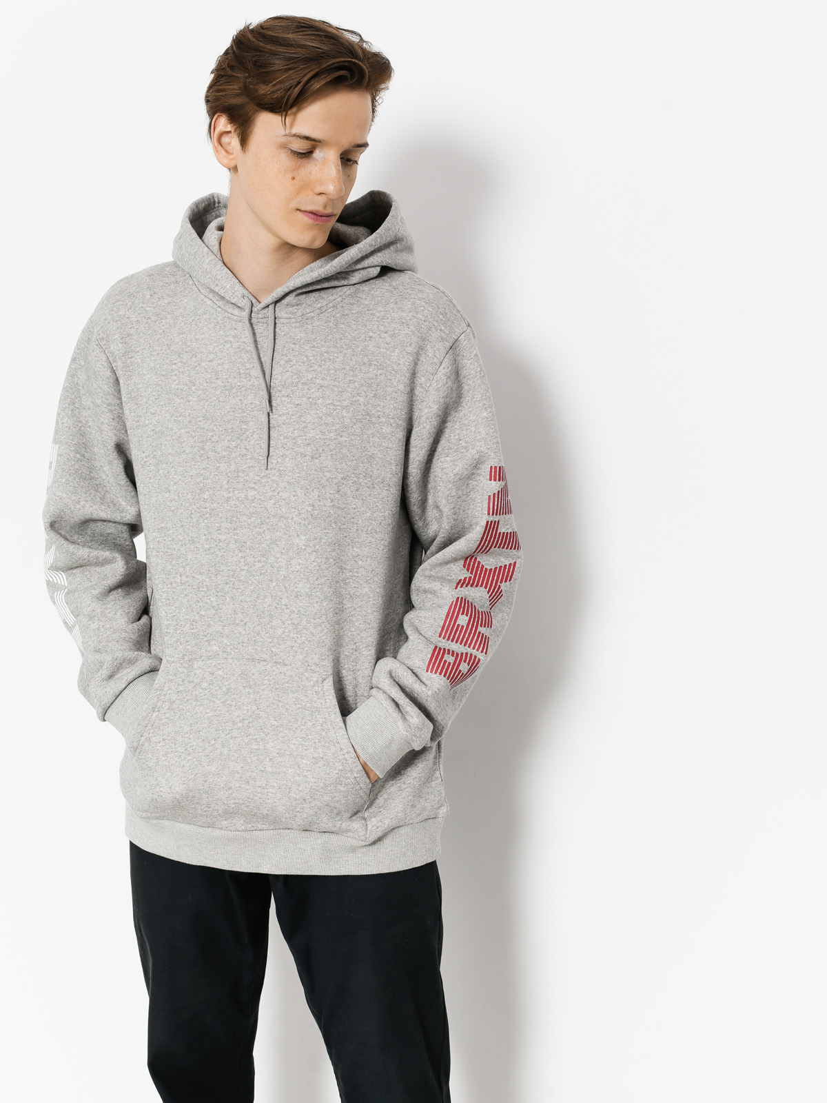 Bluza z kapturem Brixton Haste II Sv Intl HD (htgry)