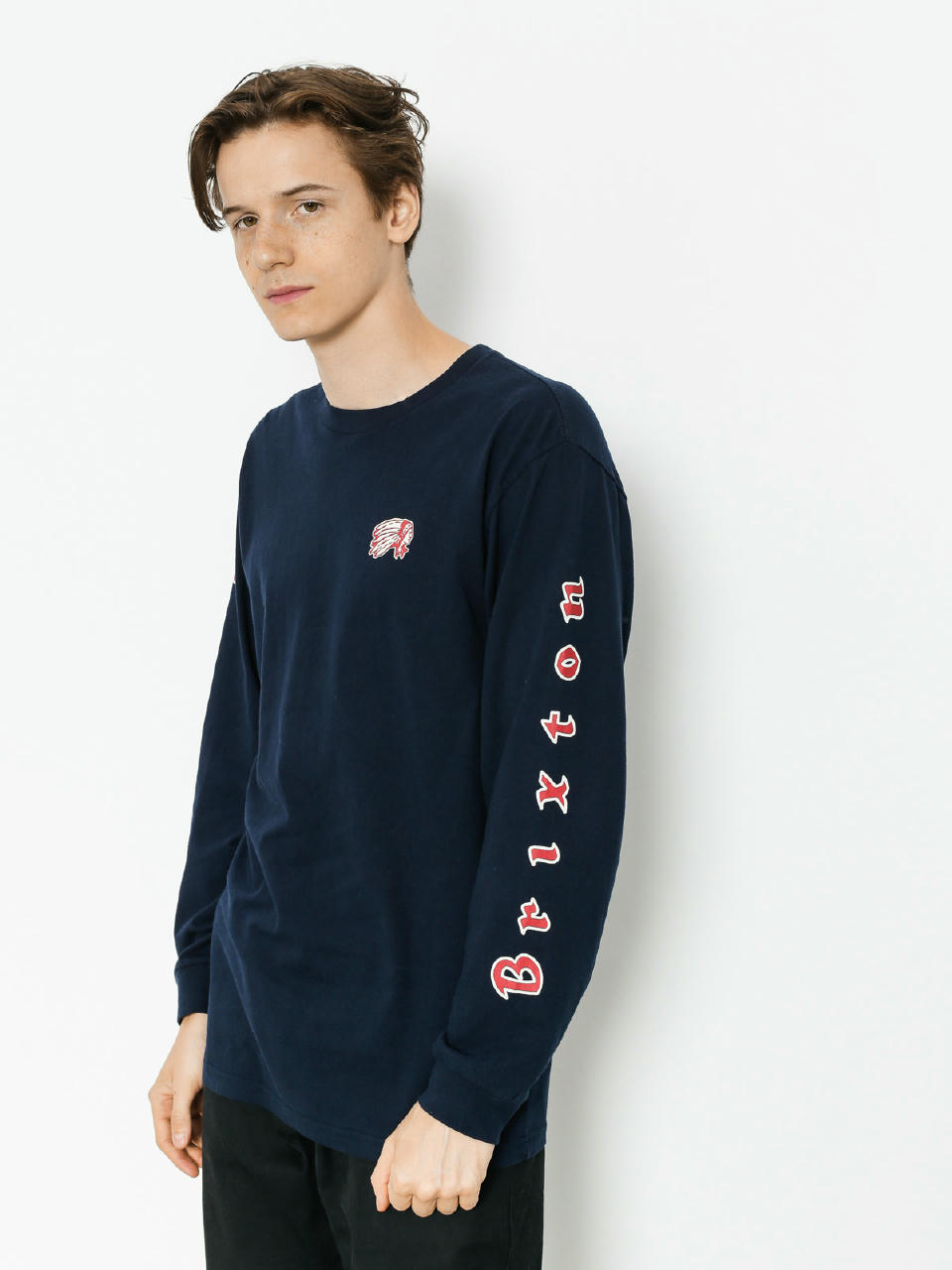 Longsleeve Brixton Primo (navy)