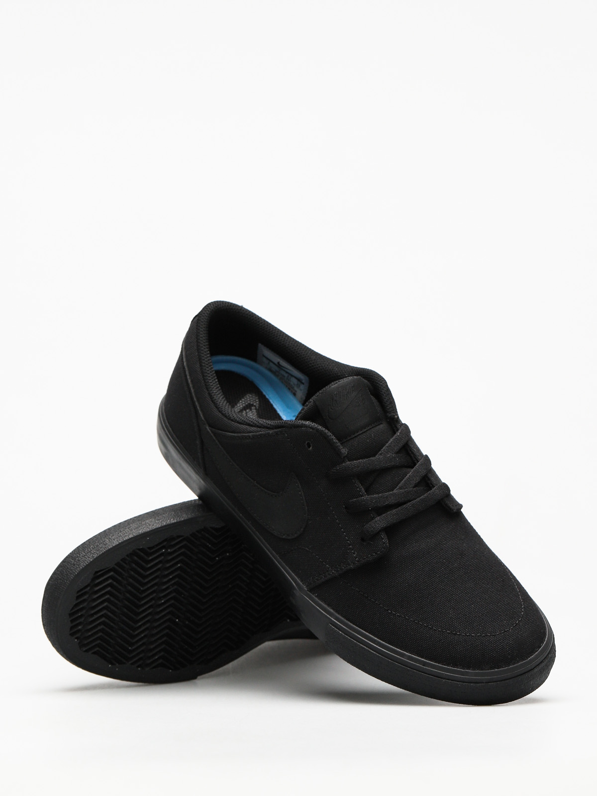 Buty Nike SB Portmore II Solarsoft Cnvs (black/black)