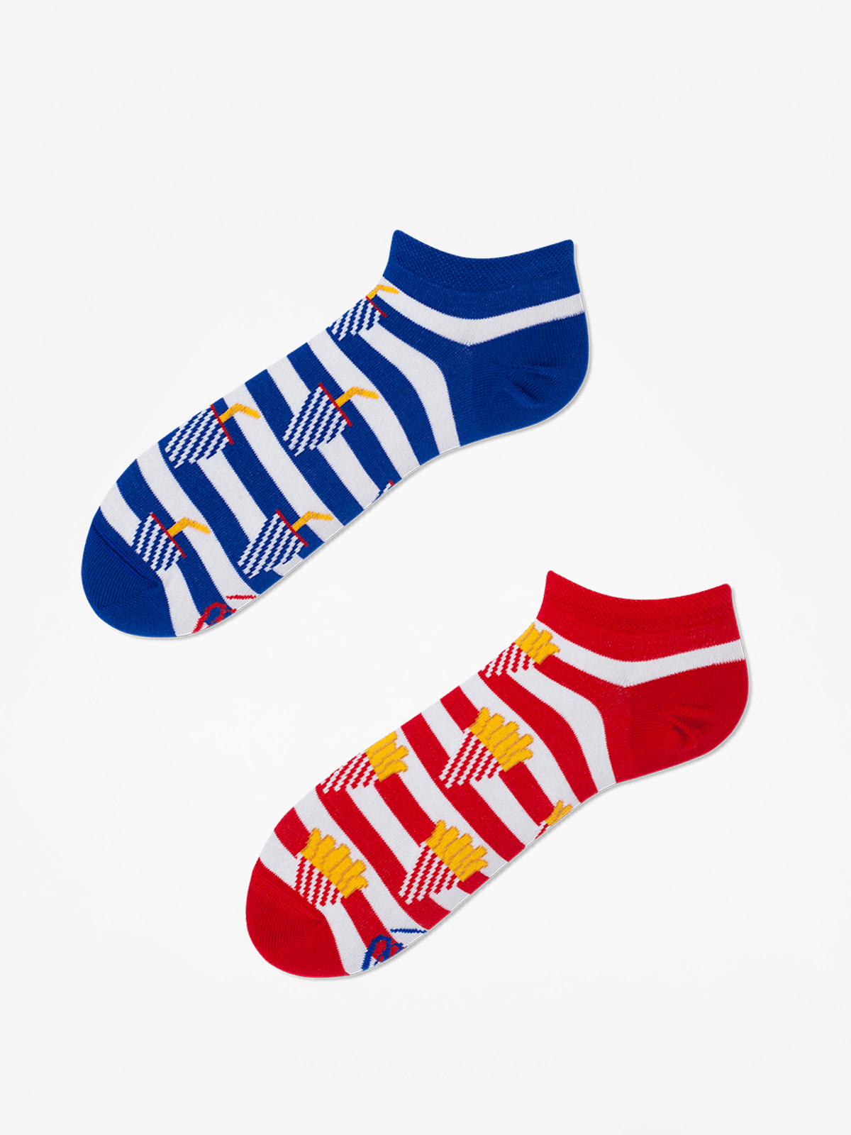Skarpetki Many Mornings Fries And Soda Low (red/blue)
