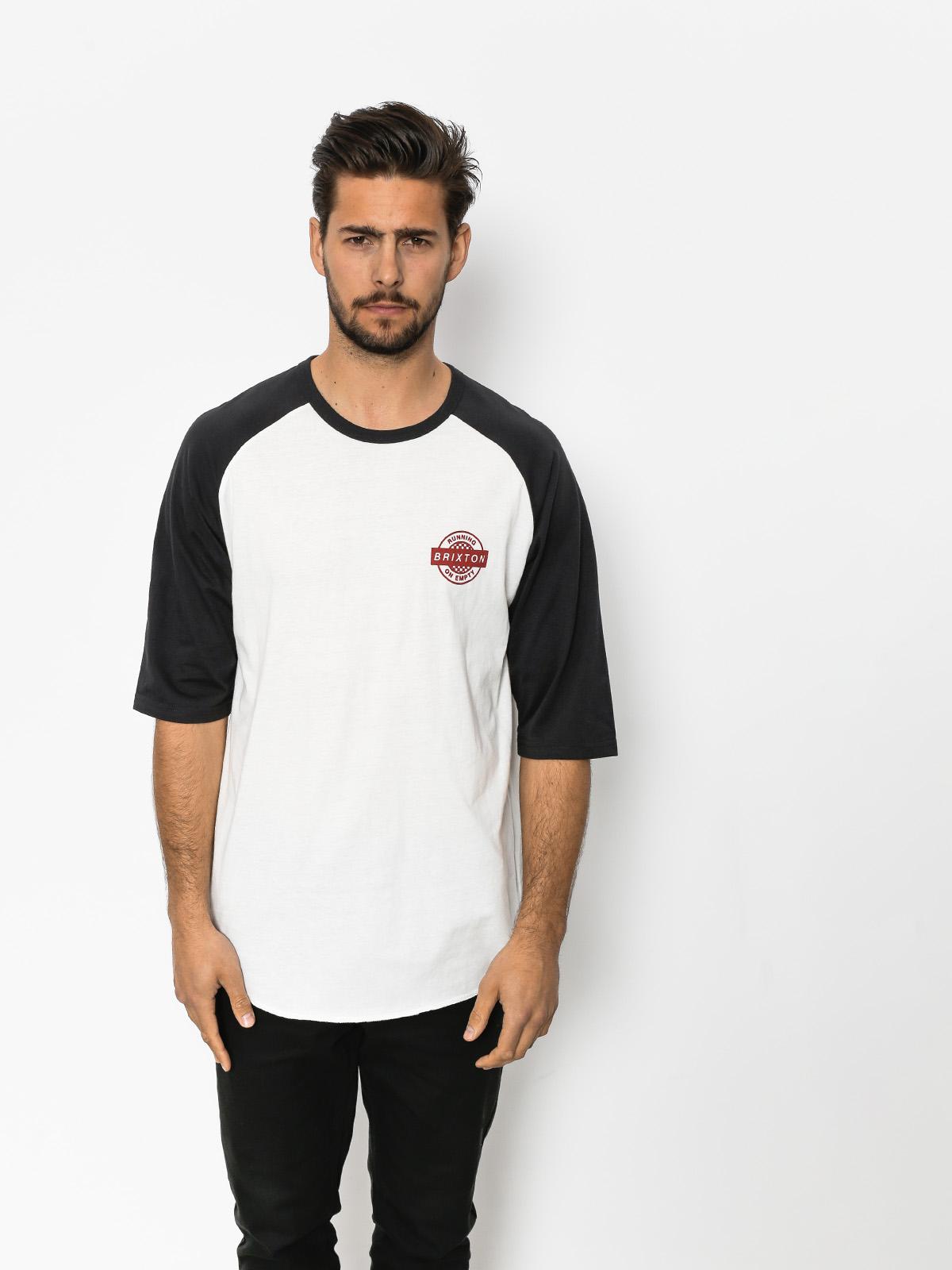 T-shirt Brixton Speedway 1/2 Slv (off white/washed black)