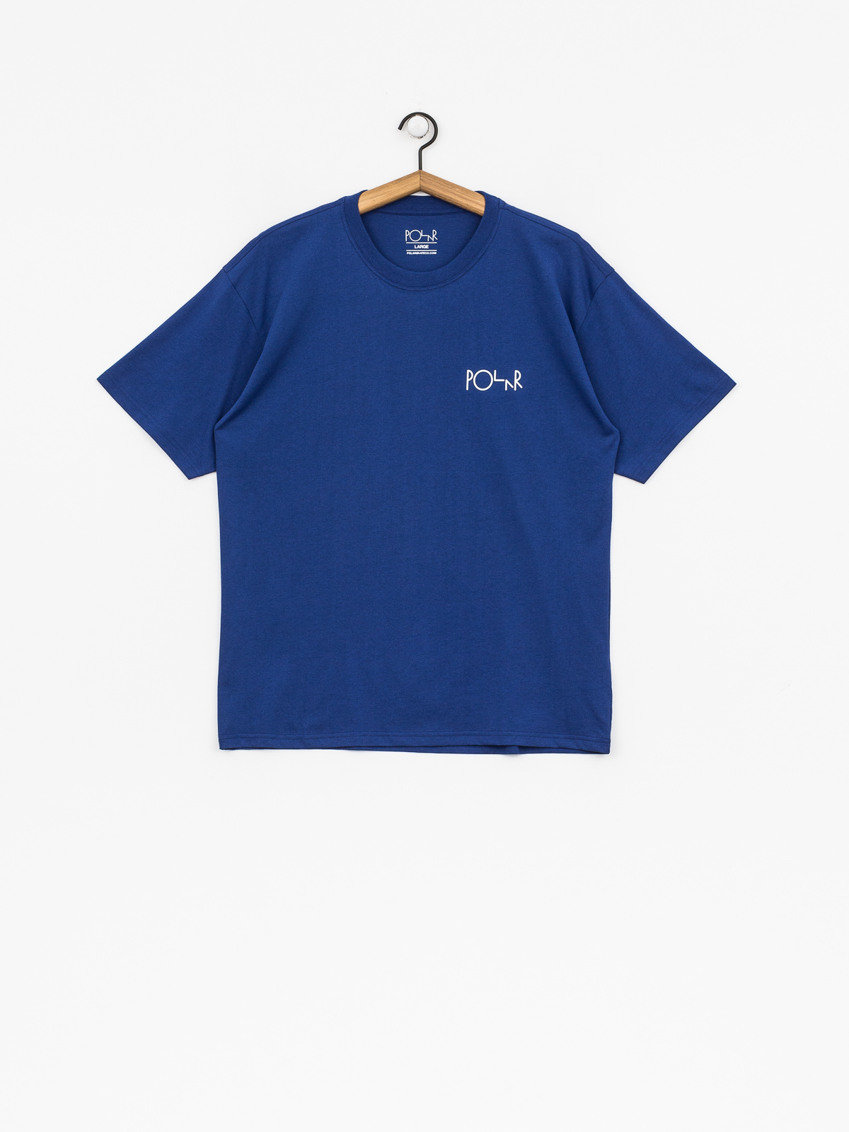 T-shirt Polar Skate Script Logo (80s blue)