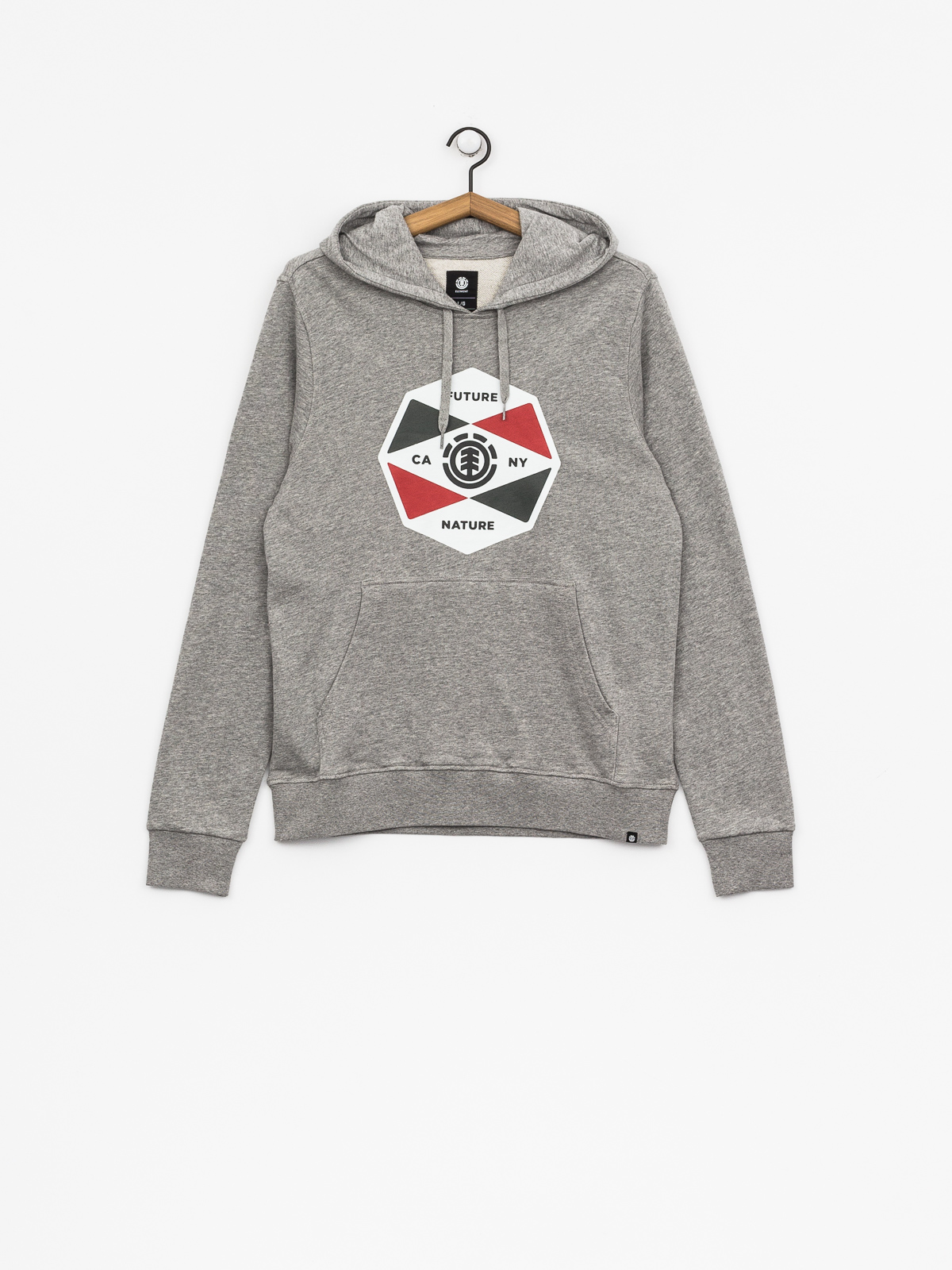 Bluza z kapturem Element Bisect HD (grey heather)