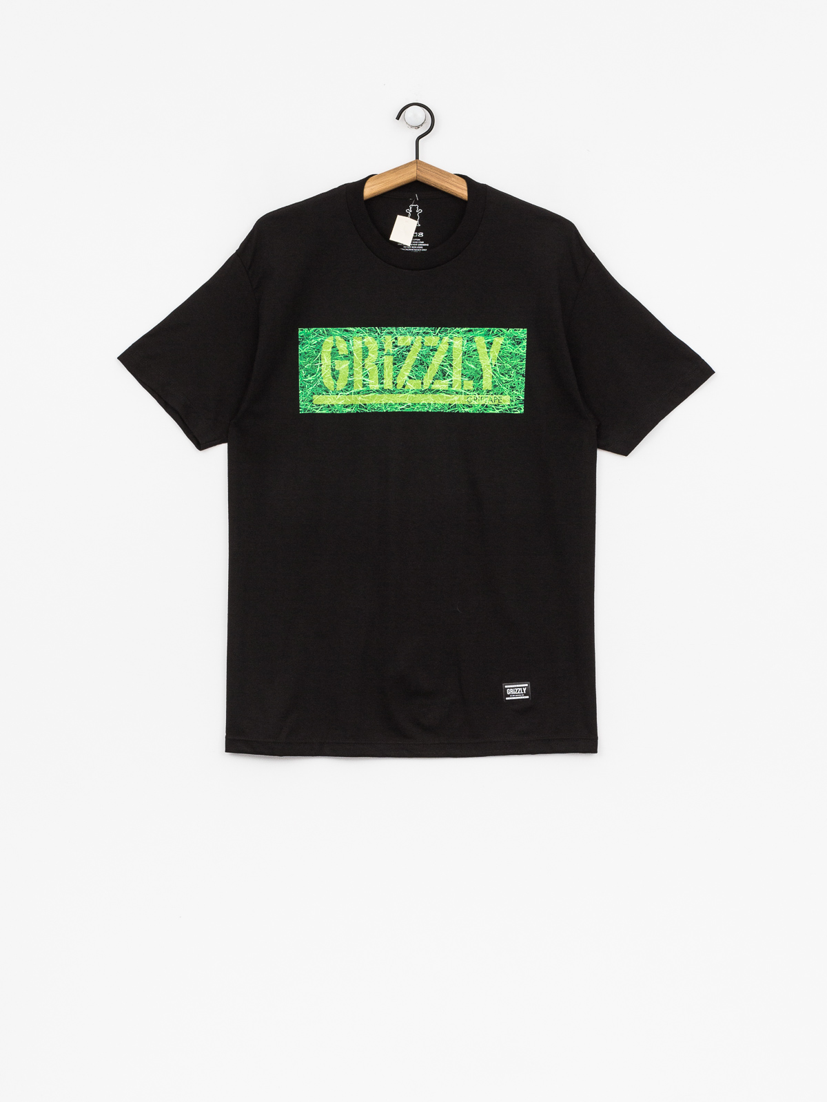 T-shirt Grizzly Griptape Fresh Cut Box Logo (black)