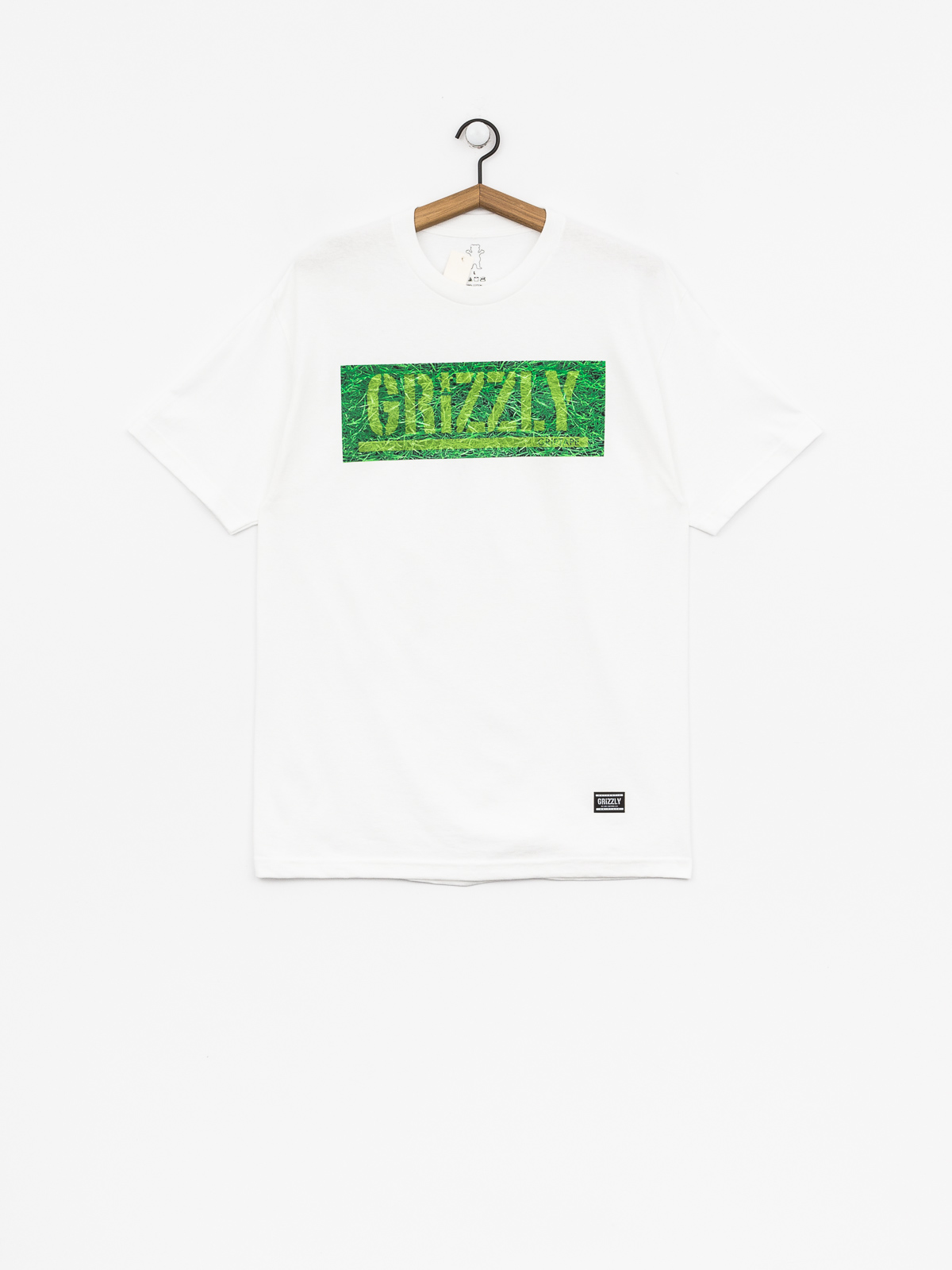 T-shirt Grizzly Griptape Fresh Cut Box Logo (white)