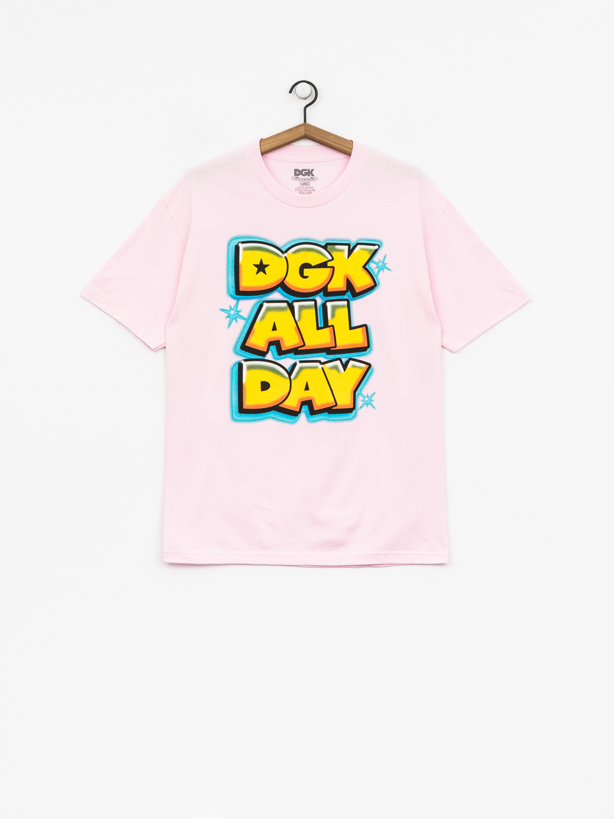 T-shirt DGK Airbrush All Day (pink)