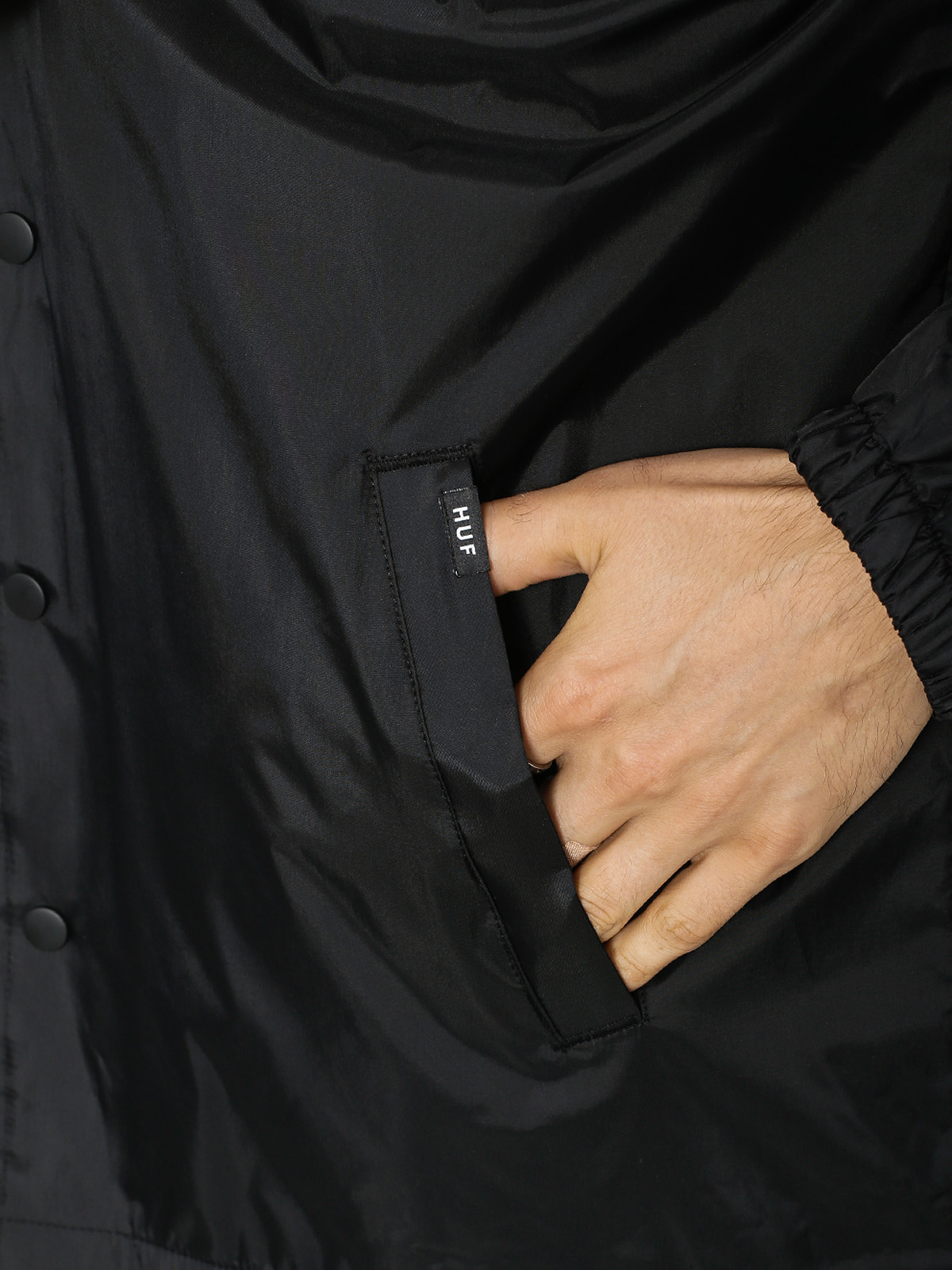 Kurtka HUF Essentials TT Coaches (black)