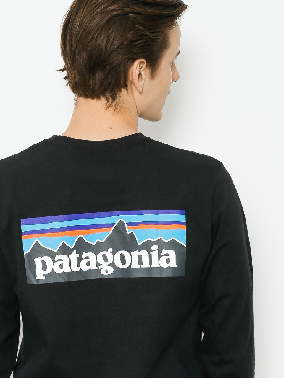 Longsleeve Patagonia P6 Logo Responsibili (black)