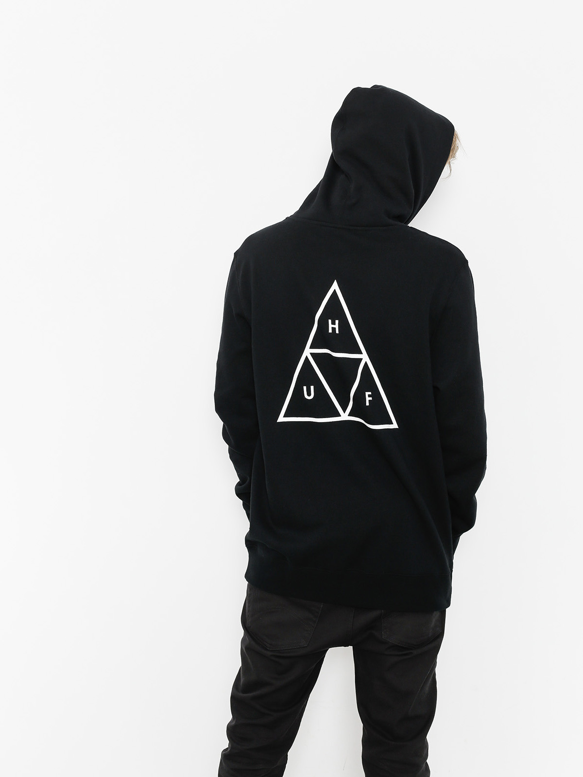 Bluza z kapturem HUF Essentials TT HD (black)