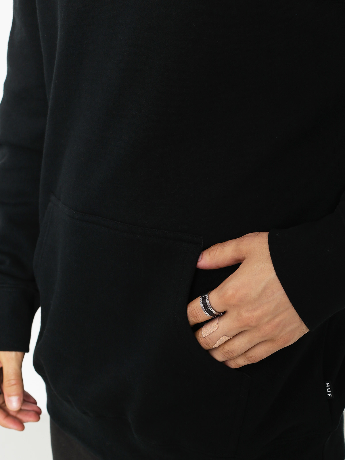 Bluza z kapturem HUF Essentials TT HD (black)