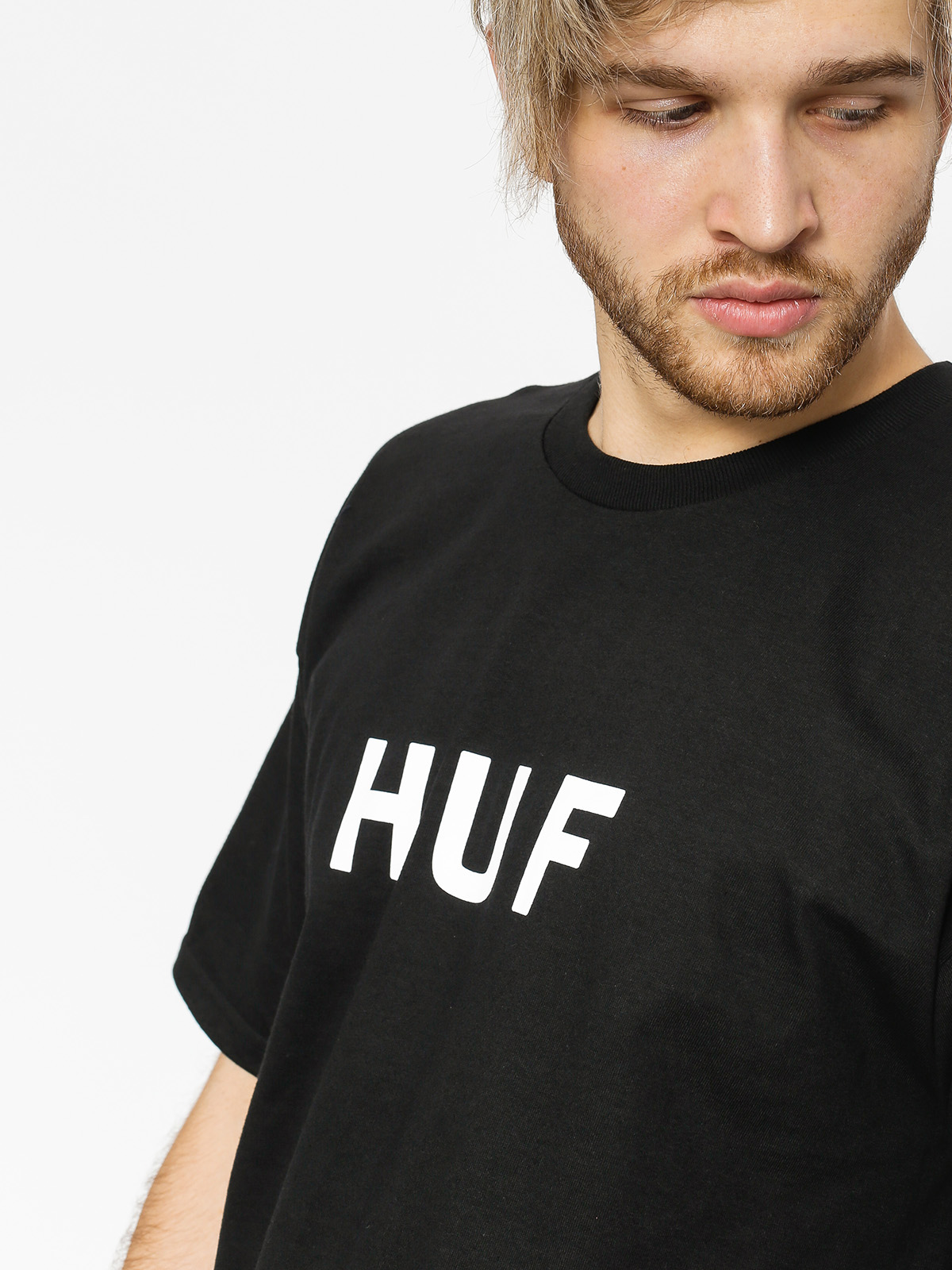 T-shirt HUF Essentials Og Logo (black)