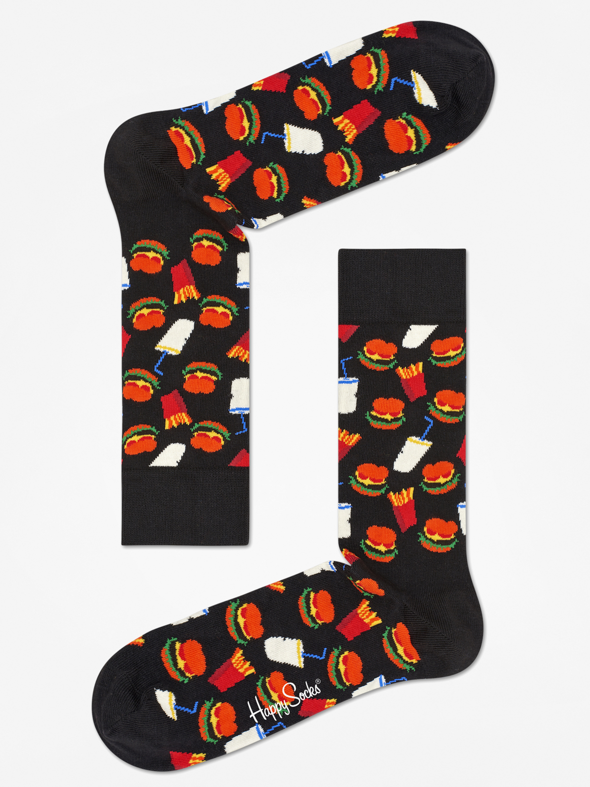 Skarpetki Happy Socks Hamburgers (black/white)