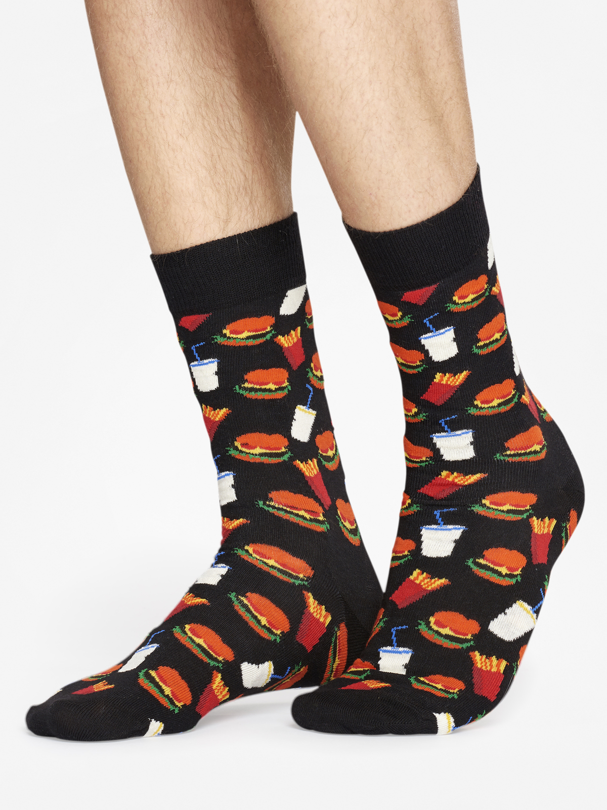 Skarpetki Happy Socks Hamburgers (black/white)