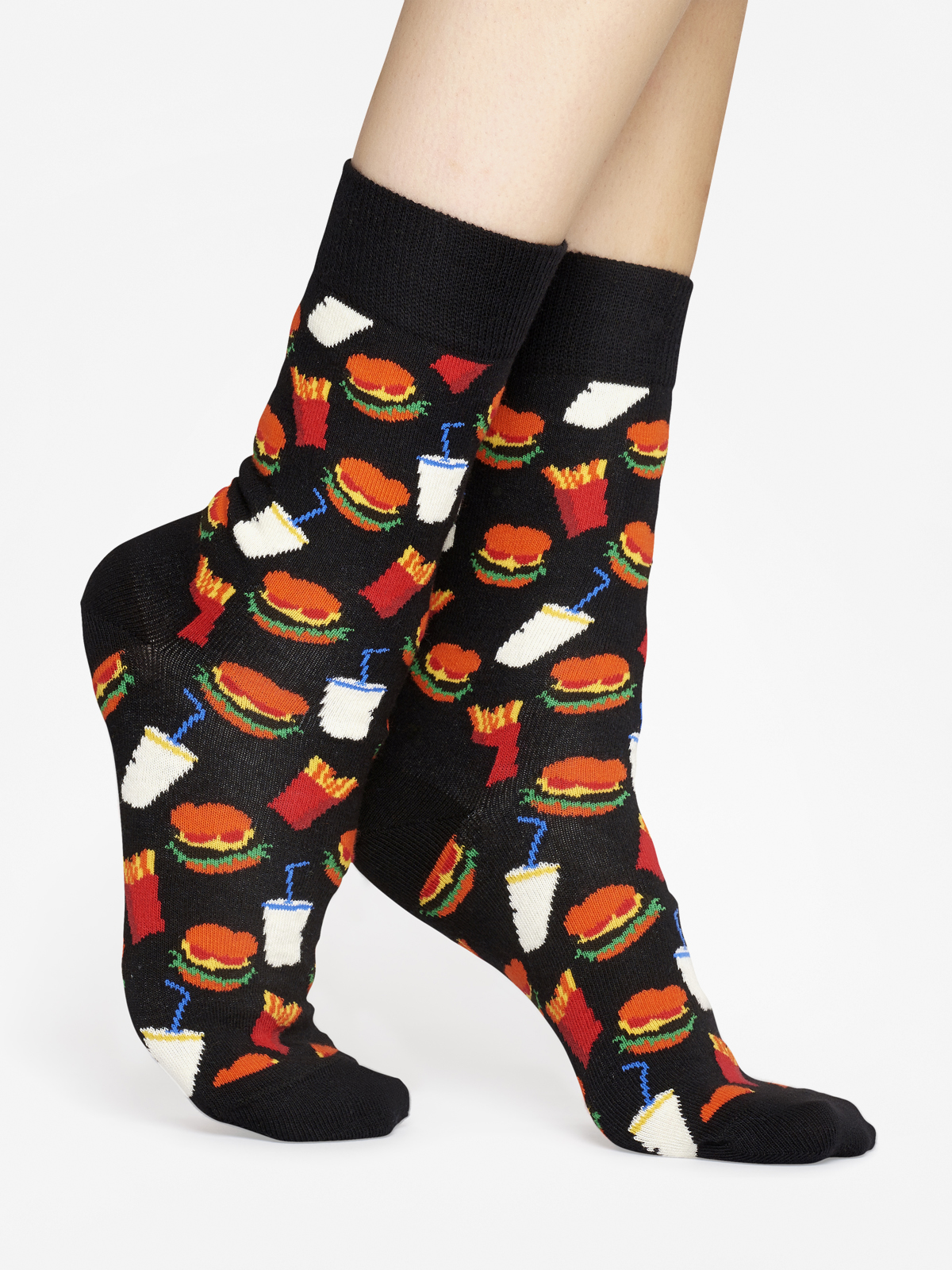 Skarpetki Happy Socks Hamburgers (black/white)