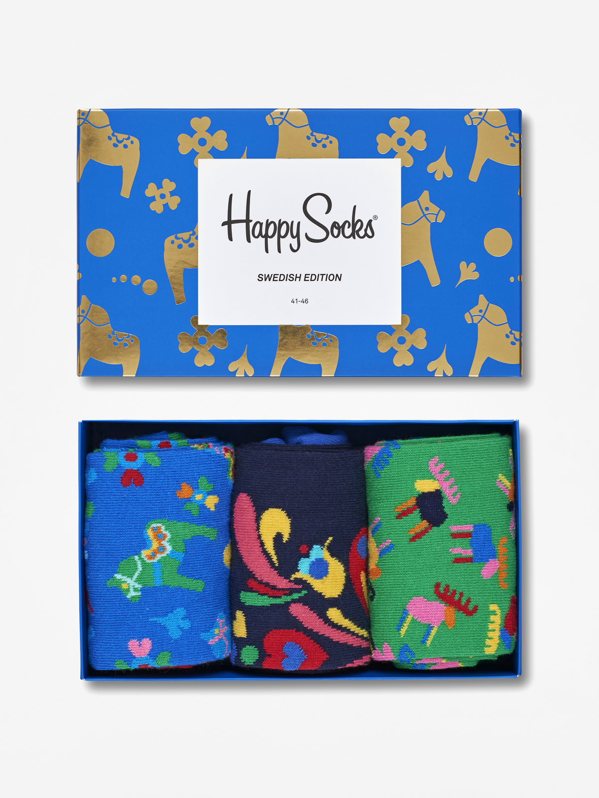 Skarpetki Happy Socks Giftbox 3pk (blue/black/green)