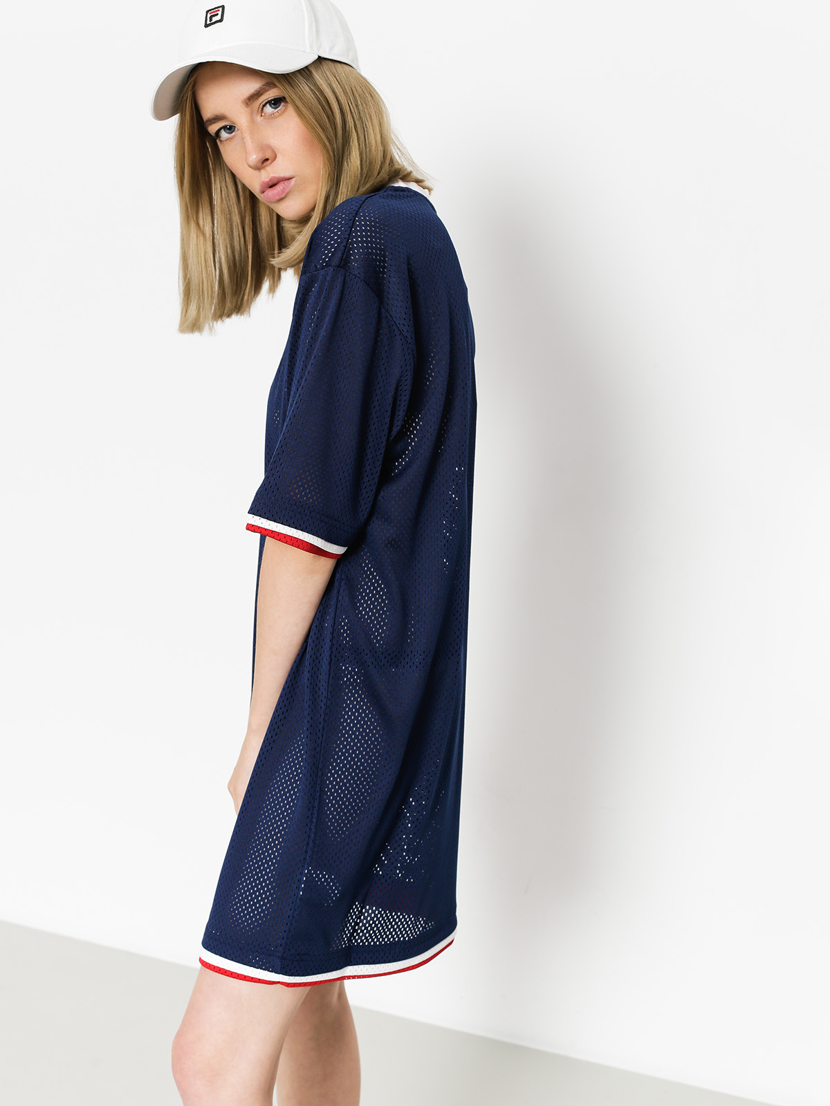 Sukienka Fila Drew Mesh Wmn (peacoat/red/white)