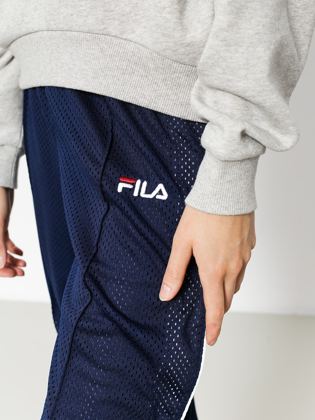 Spodnie Fila Neka Snap Side Flare Wmn (peacoat/white)