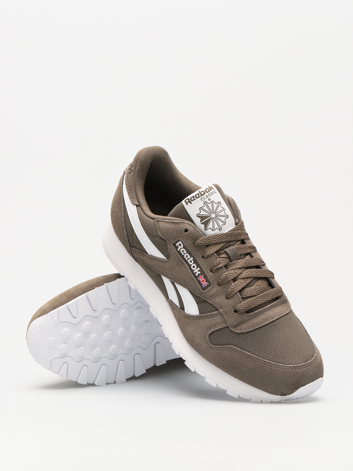 Buty Reebok Cl Leather Mu (estl terrain grey/white)