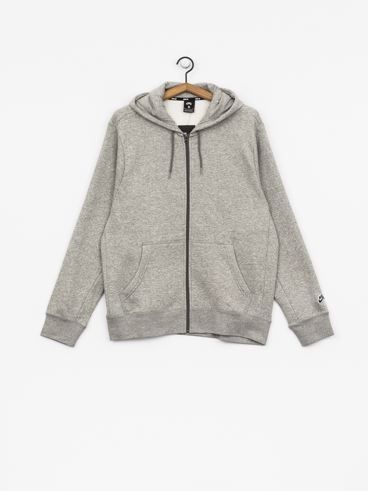 Bluza z kapturem Nike SB Sb Icon Essnl ZHD (dk grey heather/black)