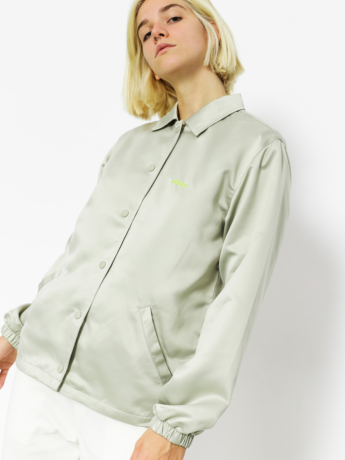 Kurtka Stussy Leland Coach Wmn (grey)