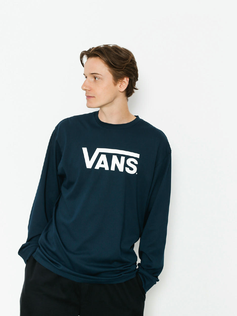 Longsleeve Vans Classic (navy/white)