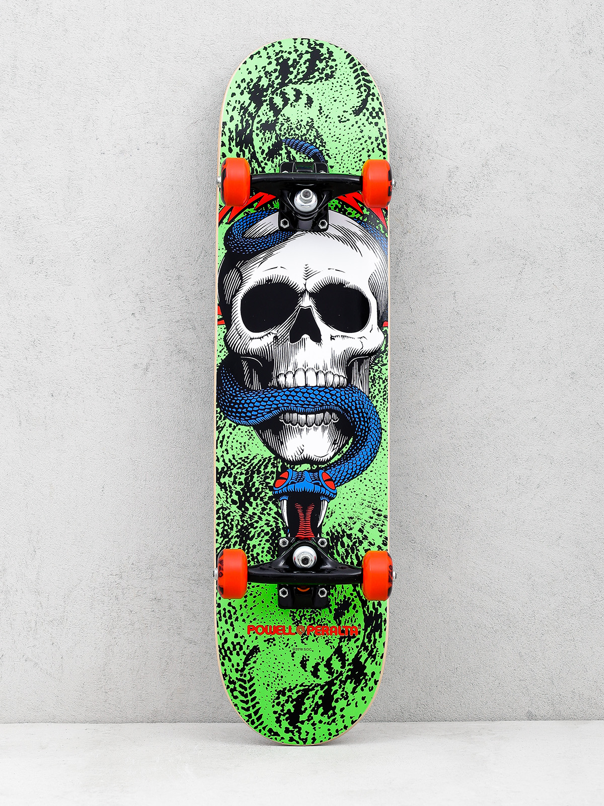 Deskorolka Powell Peralta Skull And Snake 13 One Off (green/black)