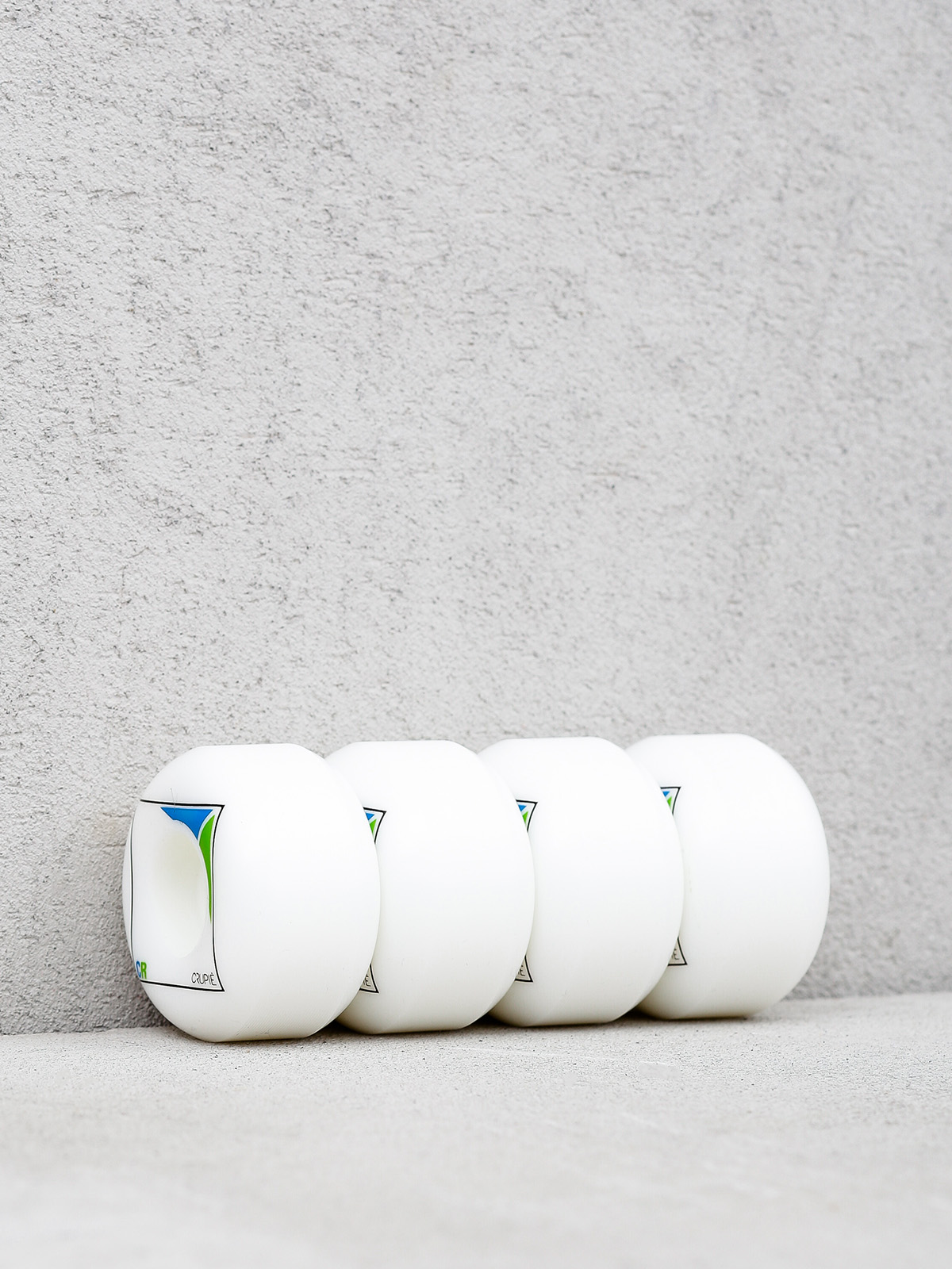 Kółka Crupie Carlos Ribiero Metric (white)