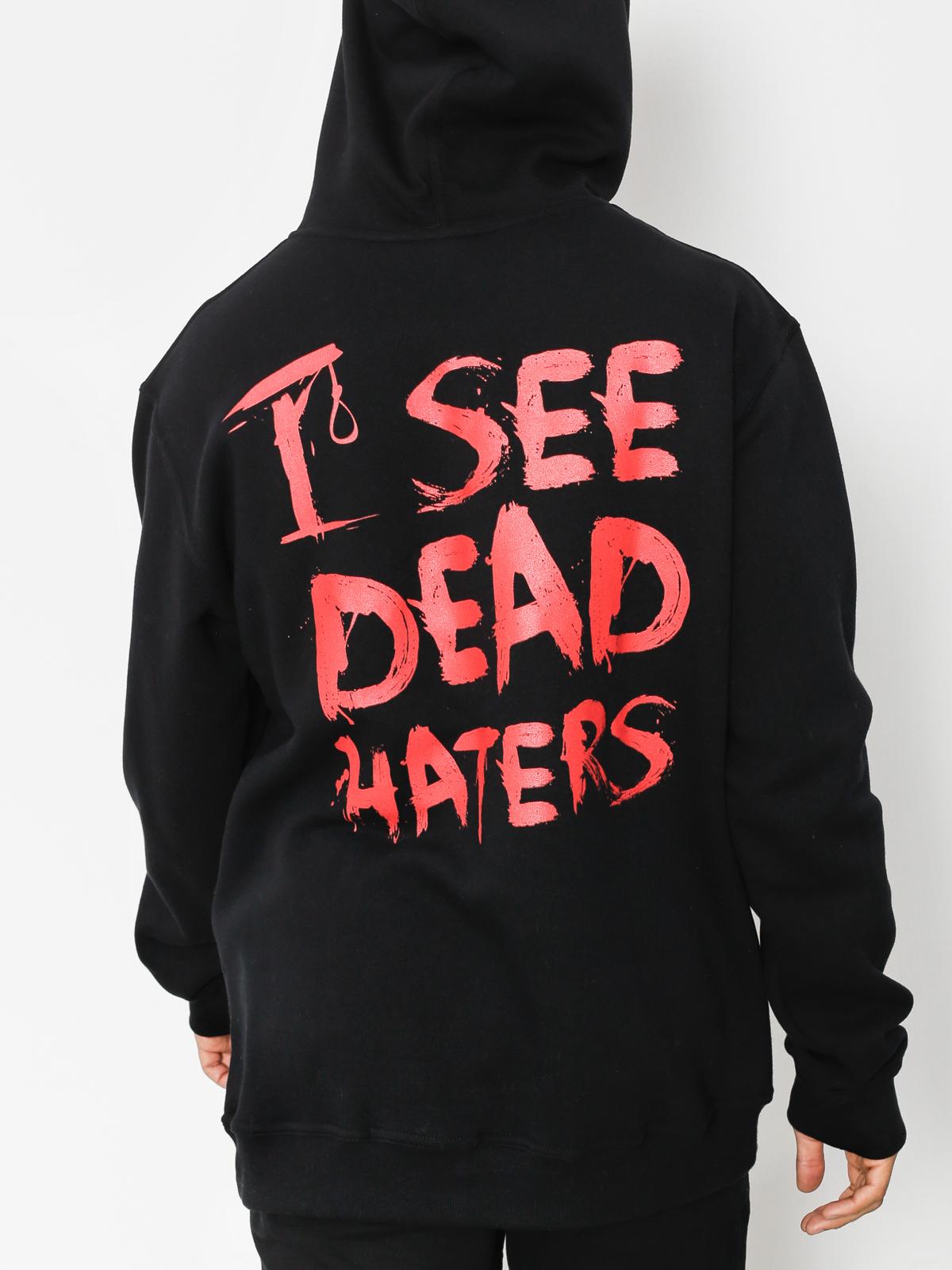 Bluza z kapturem Diamante Wear I See Dead Haters HD (black/red)